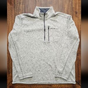 Eddie Bauer 1/4 Zip Up Sweater Mens Size XL